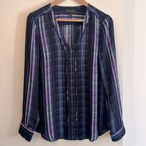 Banana Republic Long Sleeve Sheer Blouse Size S
